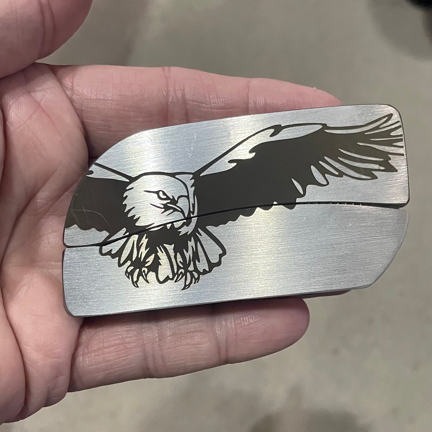 Belt Buckle Knife - Eagle